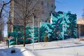 OLYMPUS DIGITAL CAMERA Mural for Union Francaise de Montréal