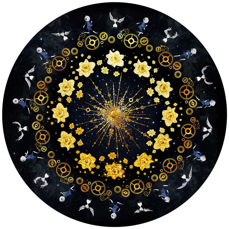 LaurentSanguinetti-Printemps-vitrine-Longines-phenakitoscope Longine for Le Printemps