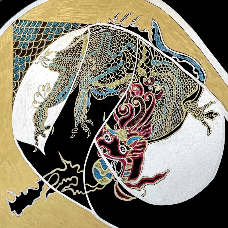 Black dragon square Dragons