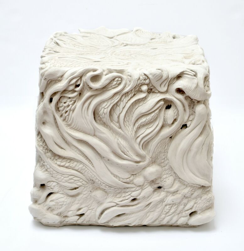 White stele cropped low Ceramics
